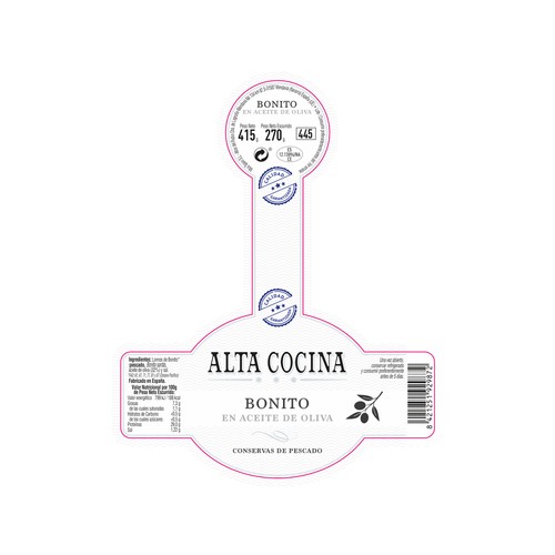 ALTA COCINA Bonito en aceite de oliva 260 g.