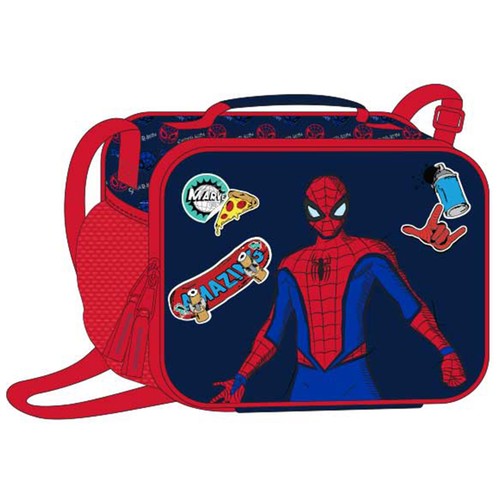 Bolsa portalimentos 20x25x9cm licencia Spiderman para el almuerzo. ACTUEL