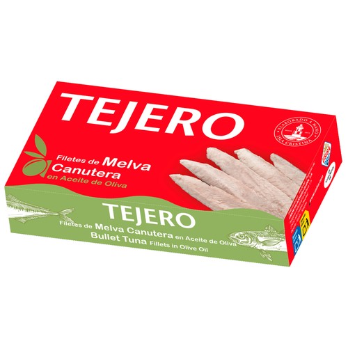 TEJERO Filetes de melva canutera en aceite de oliva 60 g.