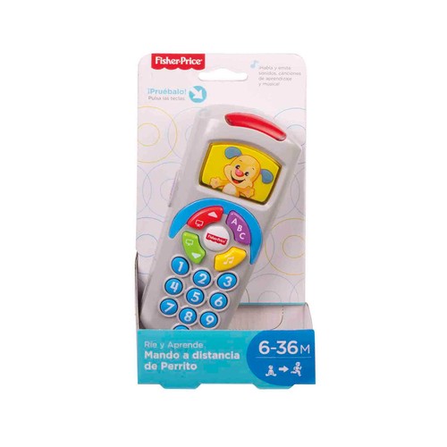 FISHER PRICE Mando a distancia perrito, juguete electrónico bebé +6 meses (MATTEL DLD35)