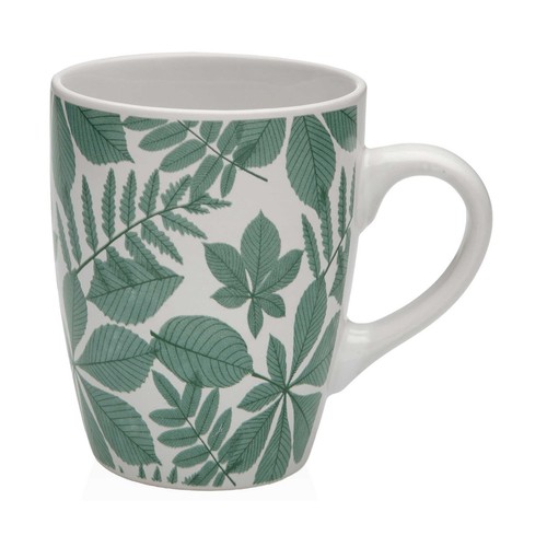 Taza mug gres, modelo Aylen verde. VERSA HOME