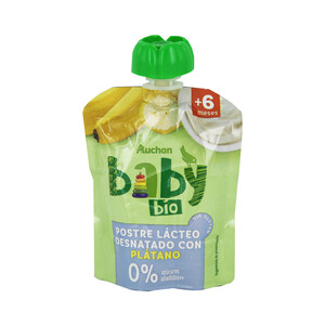 ALCAMPO BABY ECOLÓGICO Bolsita de plátano 0% azúcar 0% ALCAMPO BABY ECOLÓGICO 90 gr.