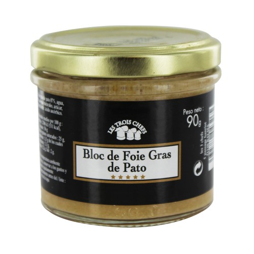 LES TROIS CHEFS Foie Gras de pato 90 g.