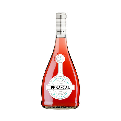 Vino semiseco rosado de aguja con denominación de origen Vinos de la Tierra de Castilla-León PEÑASCAL botella de 75 cl.