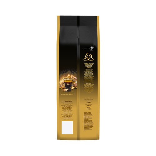 L"OR Café Classique en grano con tueste natural 500 g.