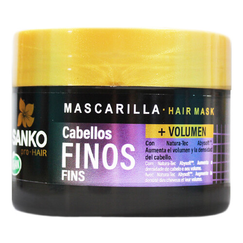 SANKO Mascarilla aportadora de volumen para cabellos finos SANKO Pro hair 300 ml.
