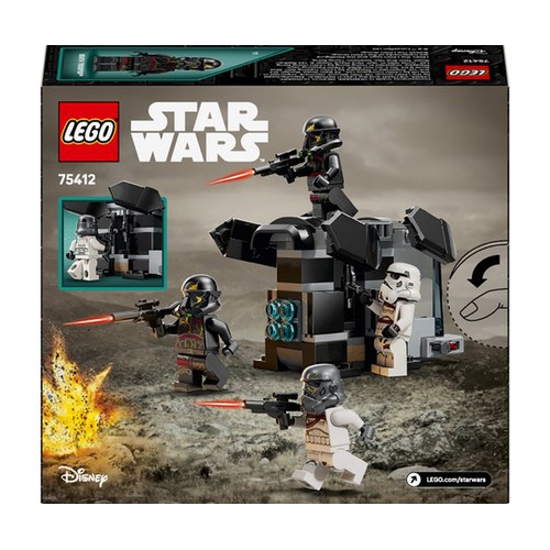 LEGO Star Wars Pack de Combate: Soldado de la Muerte y Soldado de la Noche 75412, 119 piezas, +6 años.