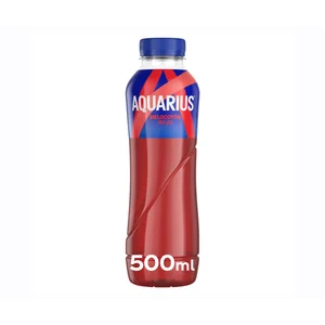 AQUARIUS Bebida isotónica de melocotón rojo 500 ml Botella.
