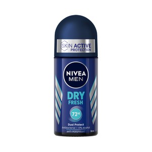 Imagen de NIVEA Men dry fresh Desodorante roll on para hombre con doble protección hasta 72 horas 50 ml.