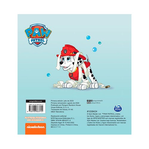 Paw patrol. La patrulla orinal. Pequeñas manitas). Nickelodeon. BEASCOA