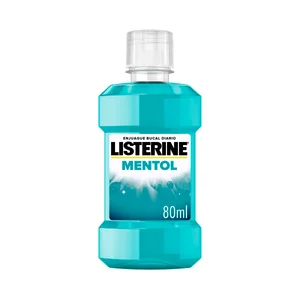 LISTERINE Enjuague bucal de uso diario con sabor mentol 80 ml.