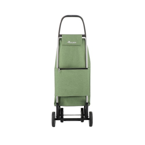 Carro de compra con chasis de aluminio con bolsa y 3 bolsillos, capacidad de 43 litros, ROLSER Max Tweed.