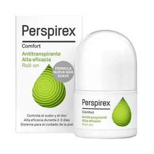 PERSPIREX Comfort Desodorante roll on unisex con acción antitranspirante 20 ml.