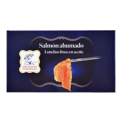 AHUMADOS DOMINGUEZ Salmón ahumado lata 100 g. 