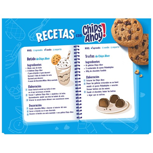 CHIPS AHOY! Galletas con pepitas de chocolate 256 g.