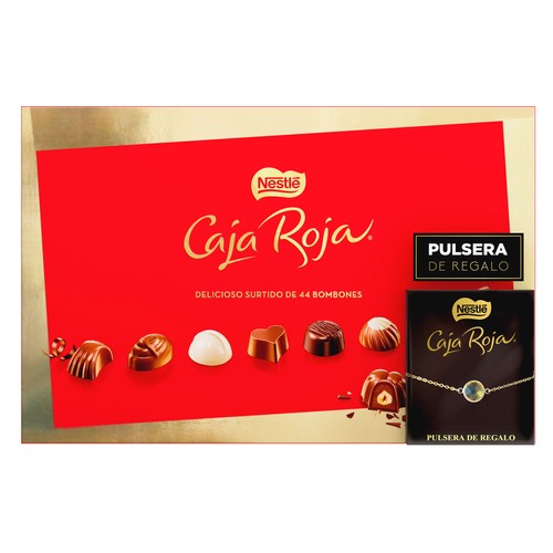 NESTLÉ Caja Roja Bombones con pulsera 400 g.
