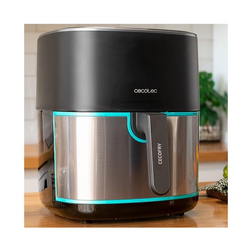 Freidora de aire 6,5L, 1700W, CECOTEC Cecofry Fantastik Inox 6500.