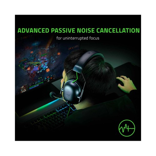 Auriculares gaming RAZER BlackShark V2 X, Sonido envolvente 7.1.