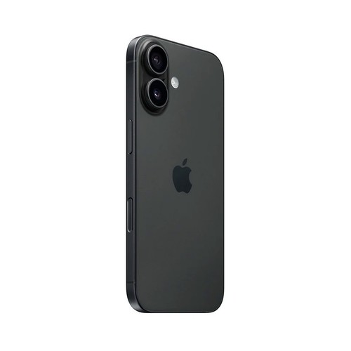 IPHONE 16 128GB BLACK, pantalla OLED 6,1", A18, cámara dual 48MP + 12MP, iOS 18, APPLE.