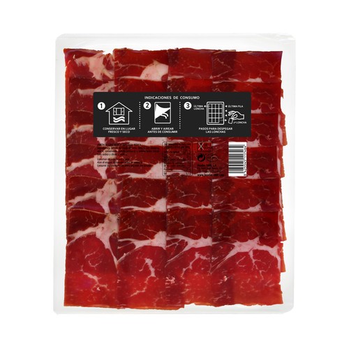BOADAS Jamón de cebo ibérico (50% raza ibérica), cortado en tapas y envasado al vacio BOADAS 1880 Al corte 90 g.