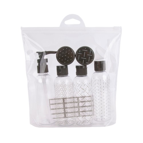 Botellas airport  kit 100ml kakhi. AIRPORT.