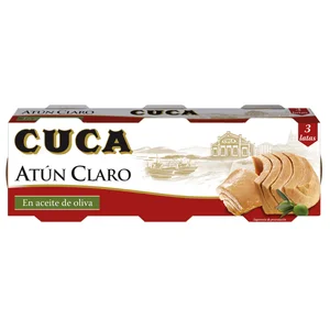 CUCA Atún claro en aceite de oliva pack 3 uds. x 67 g.