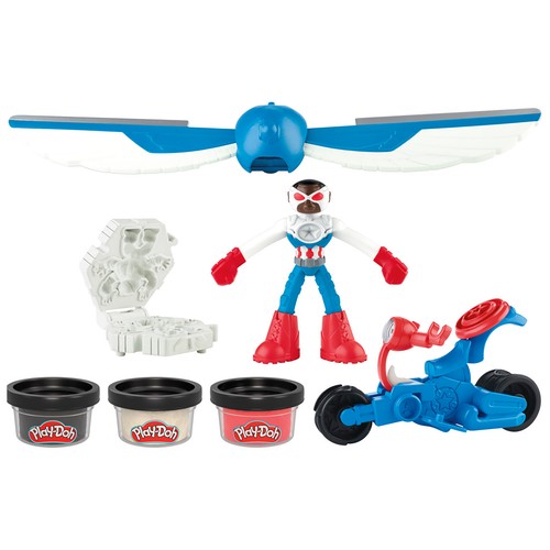 Play-Doh Marvel Set de Juego Moto Cortadora del Capitán América +4 Años HASBRO