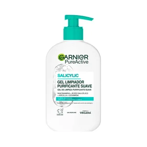GARNIER Pure active Gel limpiador hidratante para todo tipo de pieles, incluso sensibles 250 ml.