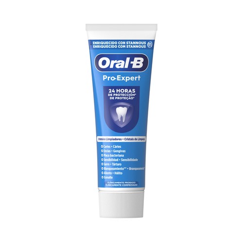 ORAL-B Pro-expert protección profesional Pasta de dientes para una limpieza total, sabor menta fresca 75 ml.