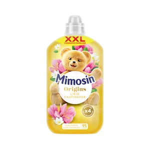 MIMOSIN Origins Suavizante concentrado con aroma a lirio cautivador 1710 ml, 95 lavados.