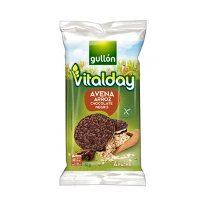 GULLÓN VITALDAY Tortitas de avena y arroz 82 g.