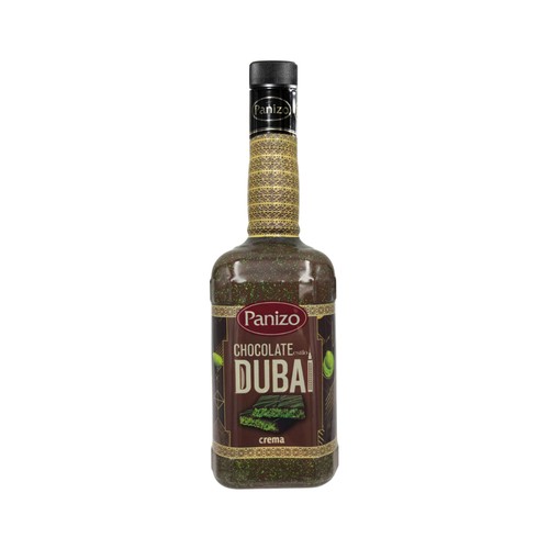 PANIZO Licor de crema de chocolate estilo Dubai botella 70 cl.