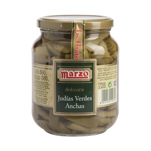 MARZO Judías verdes anchas MARZO frasco de 360 g.