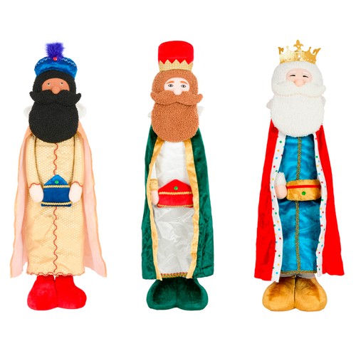 Figura Rey Mago Extensible 64cm decoración de Navidad modelos surtidos, TARBESEO