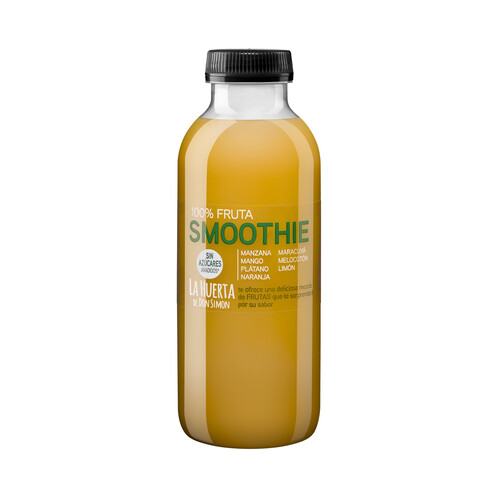 Smoothie de frutas mango, manzana, maracuyá LA HUERTA DON SIMÓN botella 330 ml.