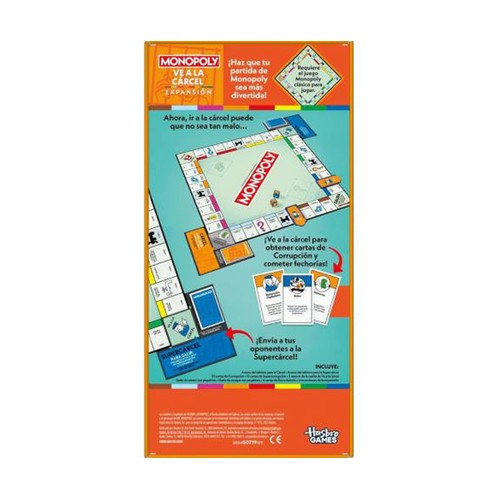 Juego de mesa MONOPOLY Ve a la cárcel.