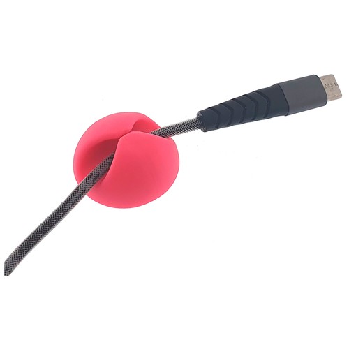Pack 6 clips organizadores cable autoadhesivo. OSCA CONNECT