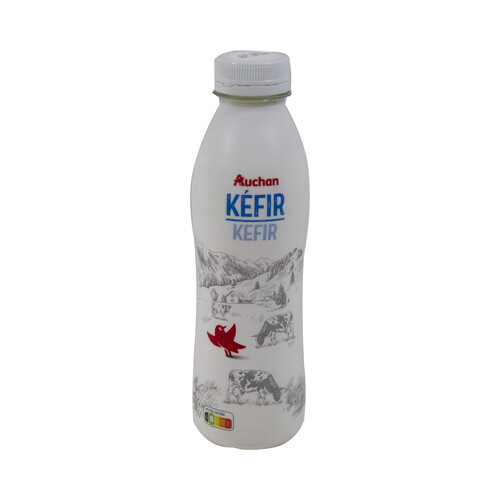 AUCHAN Kefir líquido natural 486 ml. Producto Alcampo