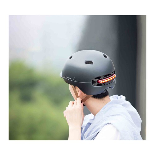 Casco para patinete LIVALL C20 azul, Talla: M, luz trasera, función SOS, advertencia de freno.