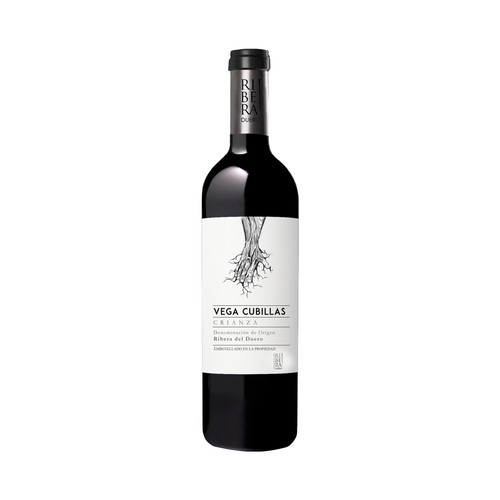 VEGA CUBILLAS  Vino tinto crianza con D.O. Ribera del Duero botella 75 cl.
