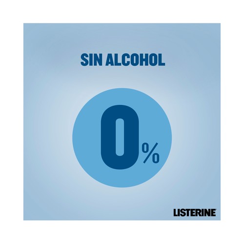 LISTERINE Advanced white Enjuague bucal con acción blanqueadora, sin alcohol y sabor suave a menta 500 ml.