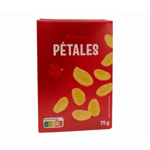 PRODUCTO ALCAMPO Petalos salados fritos de patata deshidratada 75 g.