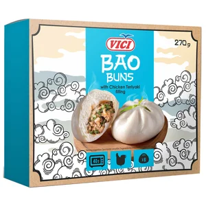 VICI Pan Bao rellenos de pollo Teriyaki 270 g.