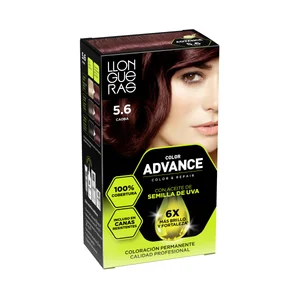 LLONGUERAS Color advance tono 5.6 caoba Coloración capilar permanente (tinte de pelo).