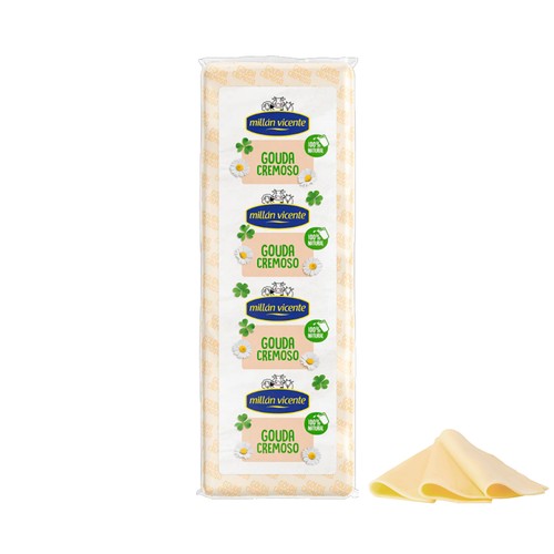 MILLÁN VICENTE Queso gouda. - Loncha normal 1 a 2 mm