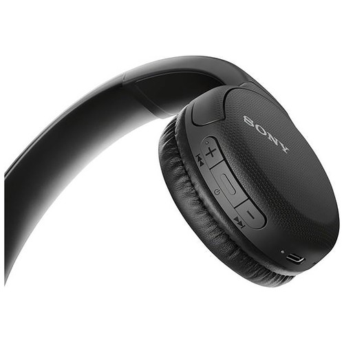 Auriculares bluetooth tipo diadema SONY WH-CH510 con micrófono, autonomía 35 horas, color negro.