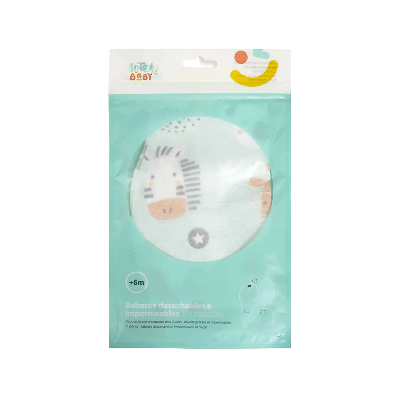 Pack de 10 baberos desechables e impermeables