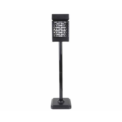 Lámpara solar exterior elimina insectos 2 en 1, JATA MosTrap MOST3523, 6 bombillas LED ultravioleta, malla de 700V.