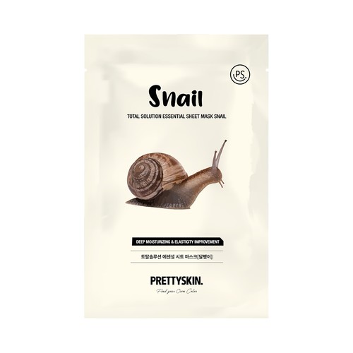 PRETTYSKIN Mascarilla facial hidratación profunda con baba de caracol.