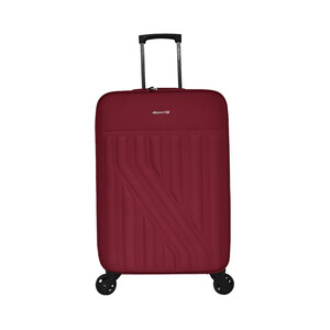 Maleta grande tipo trolley rígido de 71cm 4 ruedas, color rojo, AIRPORT.